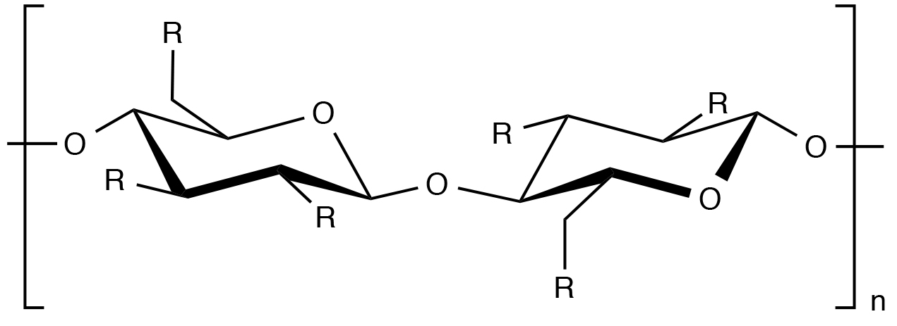 molecular structure of hydroxyethylcellulose